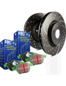 EBC S10 Greenstuff 2000 and GD Rotors S10KF1437 Performance Repl