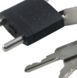 Pilot LH-090 Tailgate Lock - Black Chrome, Universal